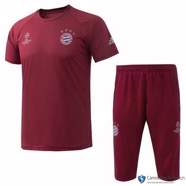 Camiseta Entrenamiento Bayern Munich Conjunto Completo 2017-18 Rojo